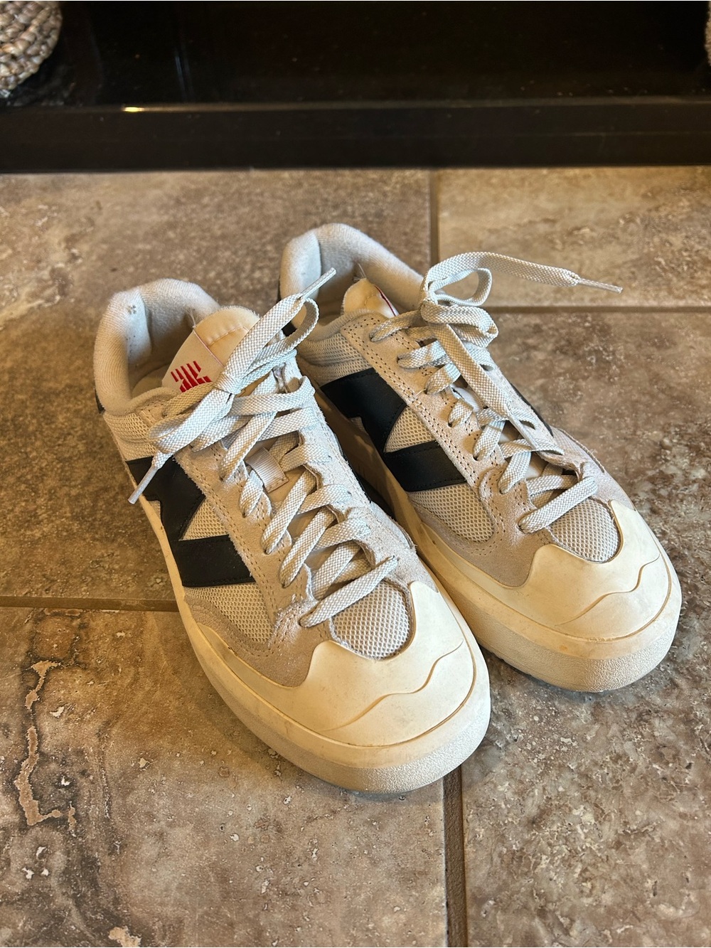 New Balance CT302 Men's Sneakers in Cream and Black